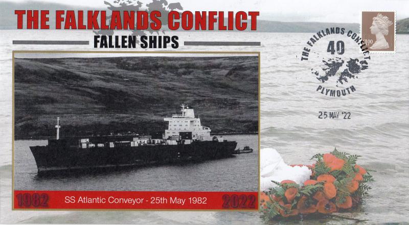 2022 (05) Falklands War 40th Anniv - Internet 'Fallen Ships Special - SS Atlantic Conveyor