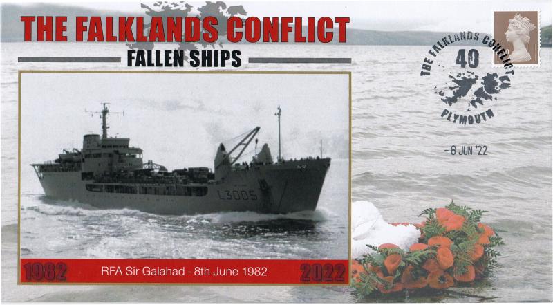 2022 (06) Falklands War 40th Anniv - Internet 'Fallen Ships Special - RFA Sir Galahad