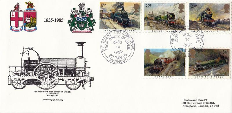 1985 (01) Famous Trains - Hawkwood Official