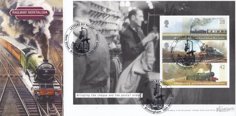 2004 (03) Letters By Night (PSB) - Bradbury Windsor 34 Special (Set of Four) - New Street, Birmingham H/S
