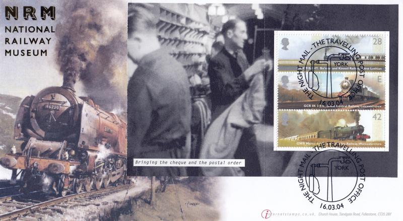 2004 (03) Letters By Night (PSB) - Internet 'National Railway Museum' Special (Set of Four) - Four Relevant H/S's
