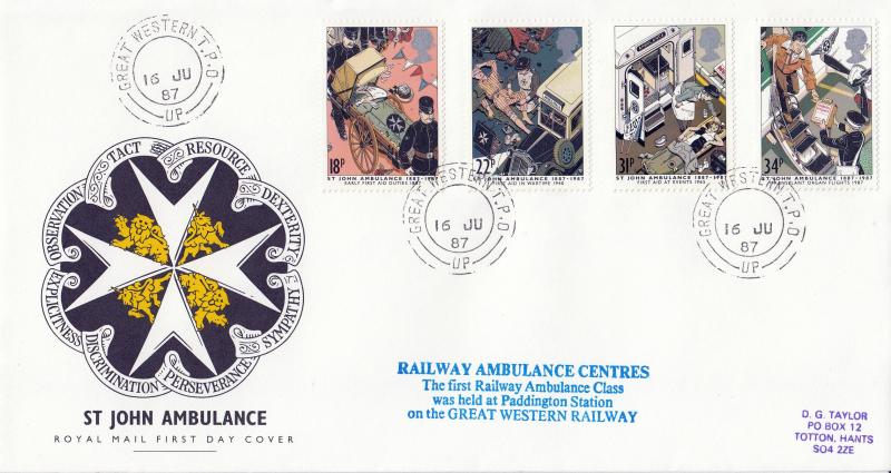 1987 (06) St John Ambulance - RM - Great Western TPO UP CDS