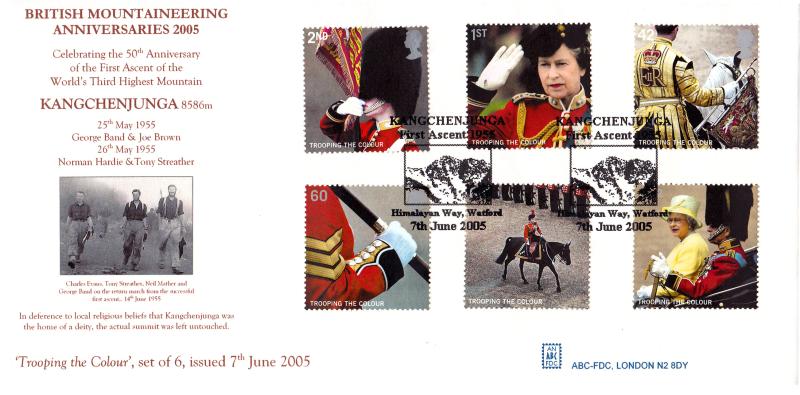2005 (06) Trooping Of The Colour (Stamps) - Anthony Bard 'Kangchenjunga' Official