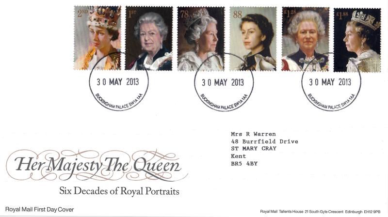 2013 (05) Royal Portraits - RM - Buckingham Palace CDS