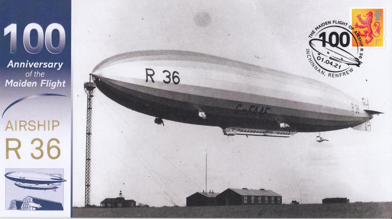 2021 (04) Airship R 36 Maiden Flight 100th Anniversary - Internet Special