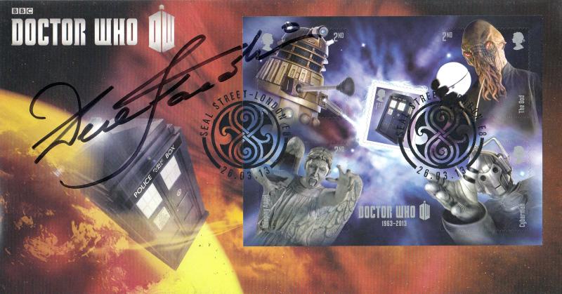 2013 (03) Doctor Who (Stamps) - Steven Scott 'Seal Street' Official - Signed by Derek Jacobi