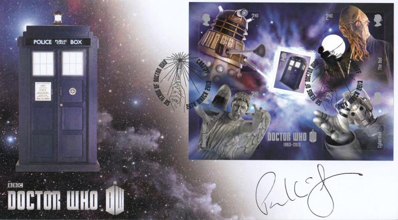 2013 (03) Doctor Who (M/S) - Internet 'Sonic Screwdriver' Official - Signed Paul McGann