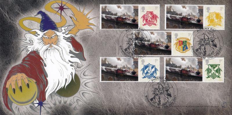 2007 (07) Harry Potter (Generic 'Trains' Sheet) - Bradbury Sovereign 96 - Phoenix Rise H/S