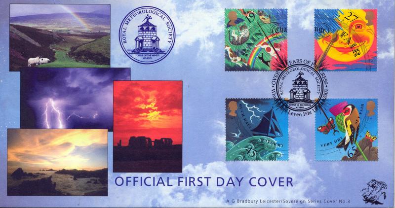 2001 (03) Weather (Stamps) - Bradbury Sovereign 3 Official