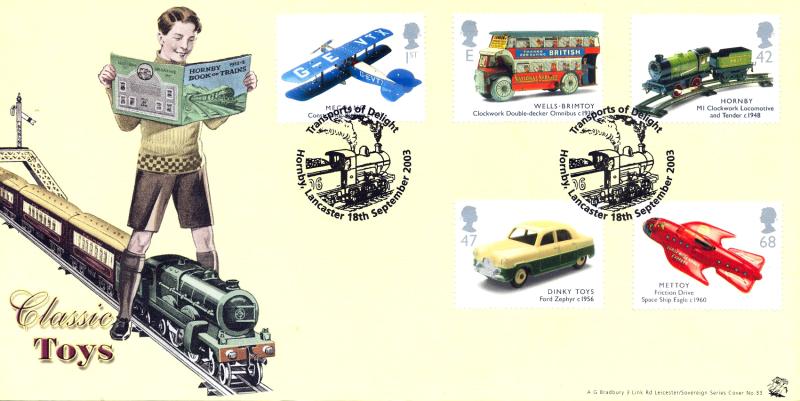 2003 (09) Transports of Delight (Stamps) - Bradbury Sovereign 33 Official