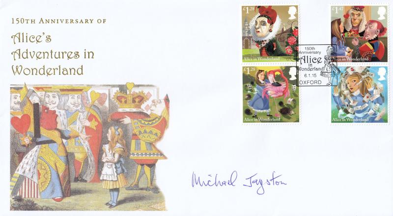 2015 (01) Alice in Wonderland - Internet 'Tea Party & Jokers, Oxford' Official - Signed Michael Jayston