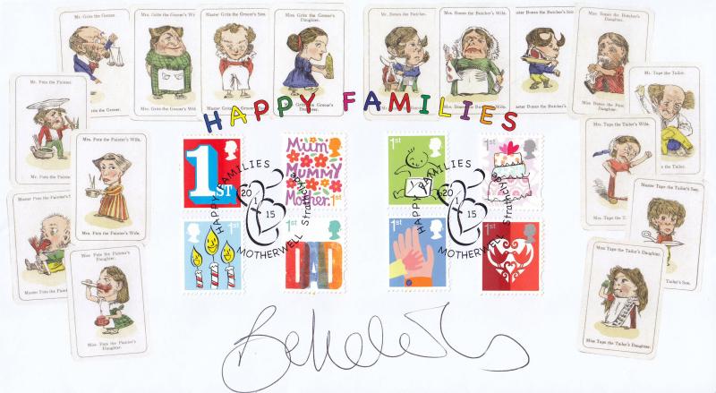 2015 (01) Small Smilers M/S - Internet 'Happy Families, Motherwell' Official - Signed by Belinda Lang