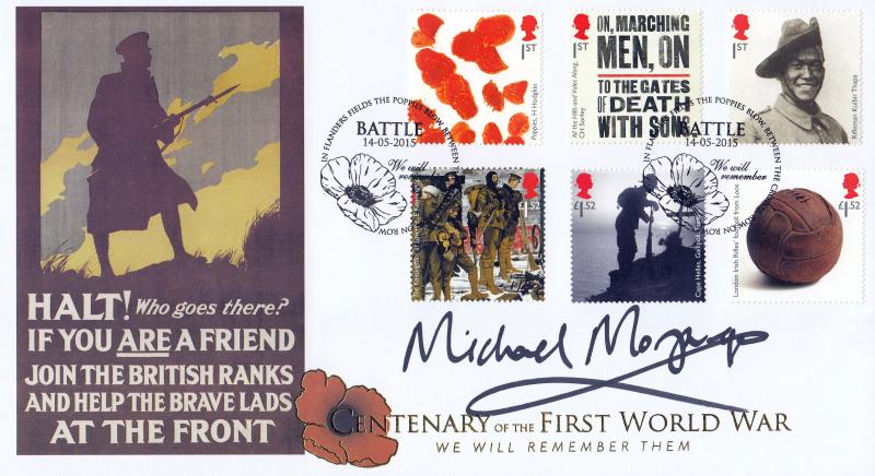 2015 (05) World War I - Internet 'Battle' Official - Signed by Michael Morpurgo