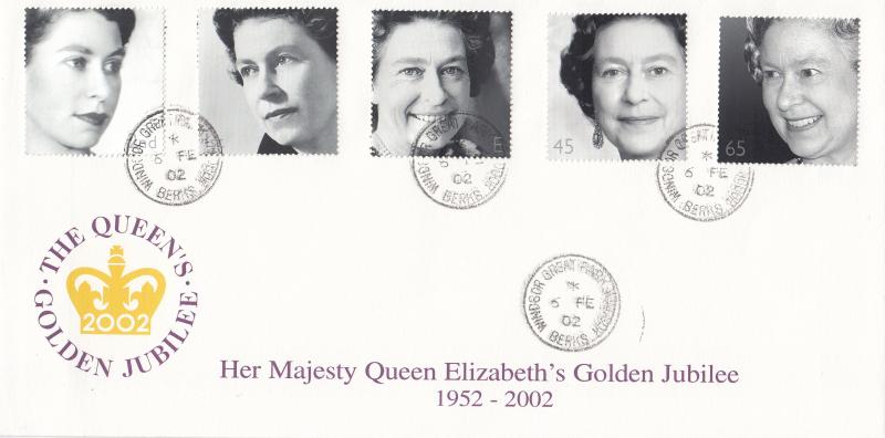2002 (02) Golden Jubilee - Jubilee 'Logo' Cover - Windsor Great Park CDS
