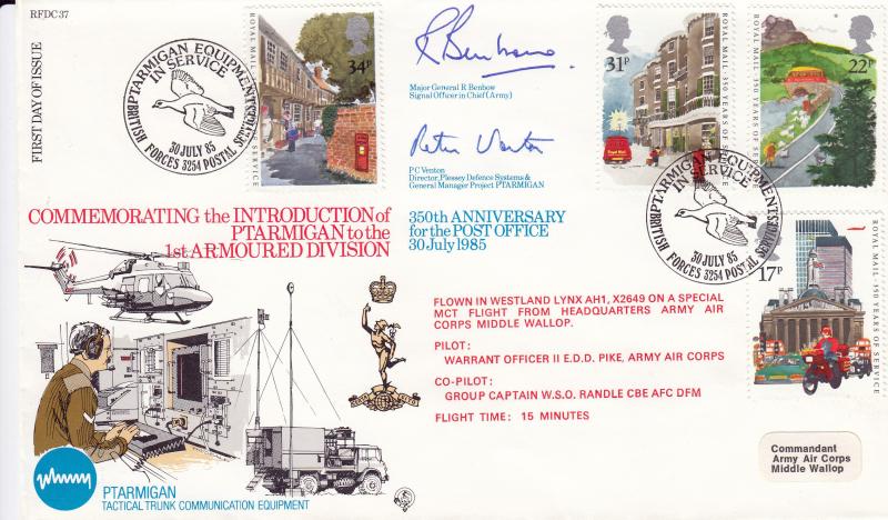 1985 (07) Royal Mail - RFDC 37 BF3254PS Official