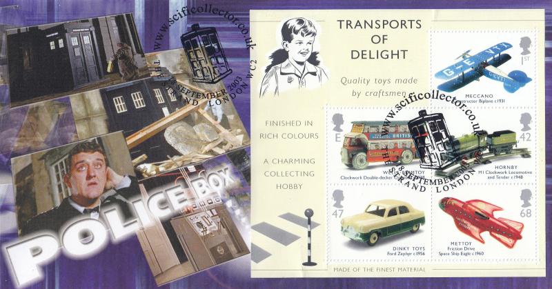 2003 (09) Transports of Delight (M/S) - Scott Dr Who Police Box Official