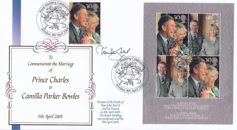2005 (04) Wedding - Internet 'Celebrations' Special (BOTH Dates) - Signed by Timothy West (6 Only)