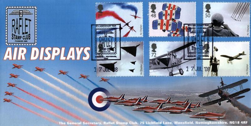 2008 (07) Air Displays - RAFLET Stamp Club Official