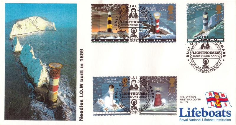 1998 (03) Lighthouses - Stampsearchers RNLI Eddystone Official