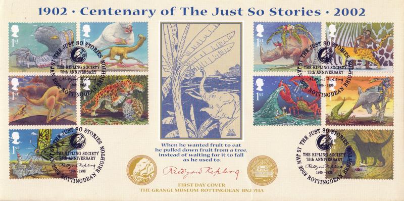 2002 (01) Rudyard Kipling - Covercraft 'The Kipling Society' Official