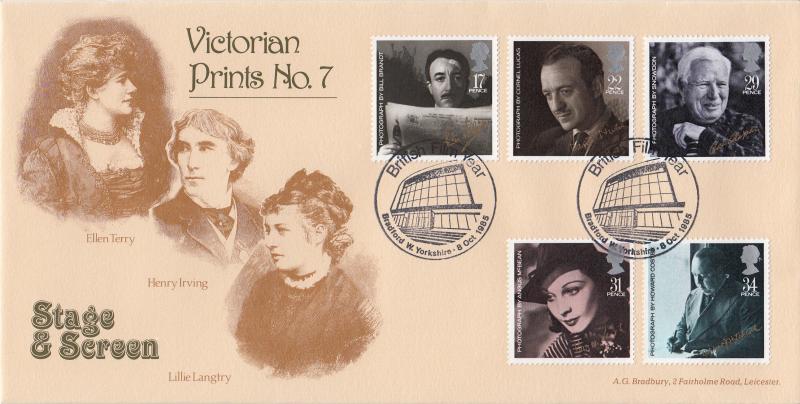 1985 (10) Films - Bradbury Victorian Print 7 - British Film Year, Bradford H/S
