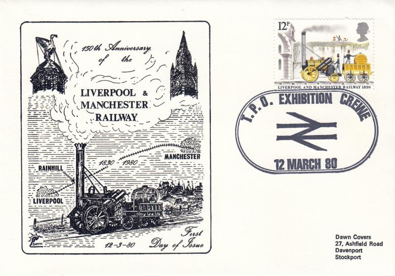 1980 (03) Liverpool & Manchester Railway - Dawn ALTERNATIVE Official Set