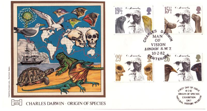 1982 (02) Charles Darwin - Havering 'Man of Vision' Official