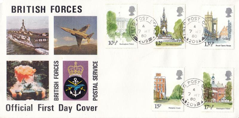 1980 (05) Landmarks - British Forces Postal Services Cover - Field Post Office 209 CDS