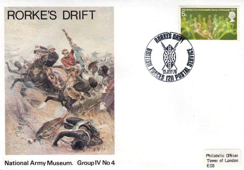 1970 (07) Commonwealth Games - Forces (National Army Museum) Rorke's Drift BF1211PS Official