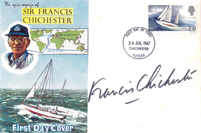 1967 (07) Chichester - Connoisseur - Chichester FDI - Signed by Sir Francis Chichester