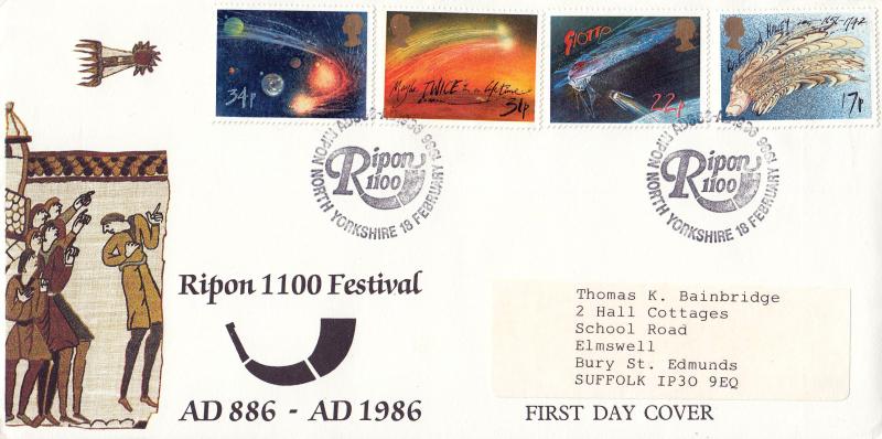 1986 (02) Halley's Comet - Ripon 1100 Festival Official