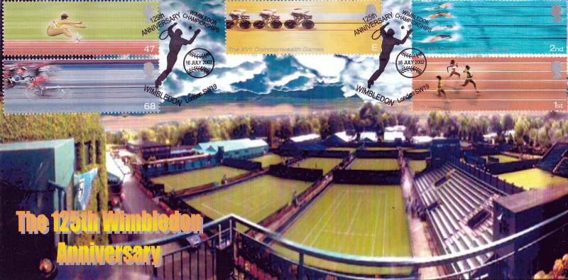 2002 (07) Commonwealth Games - Peter Payne 'Wimbledon Championships 125th Anniversary' Official