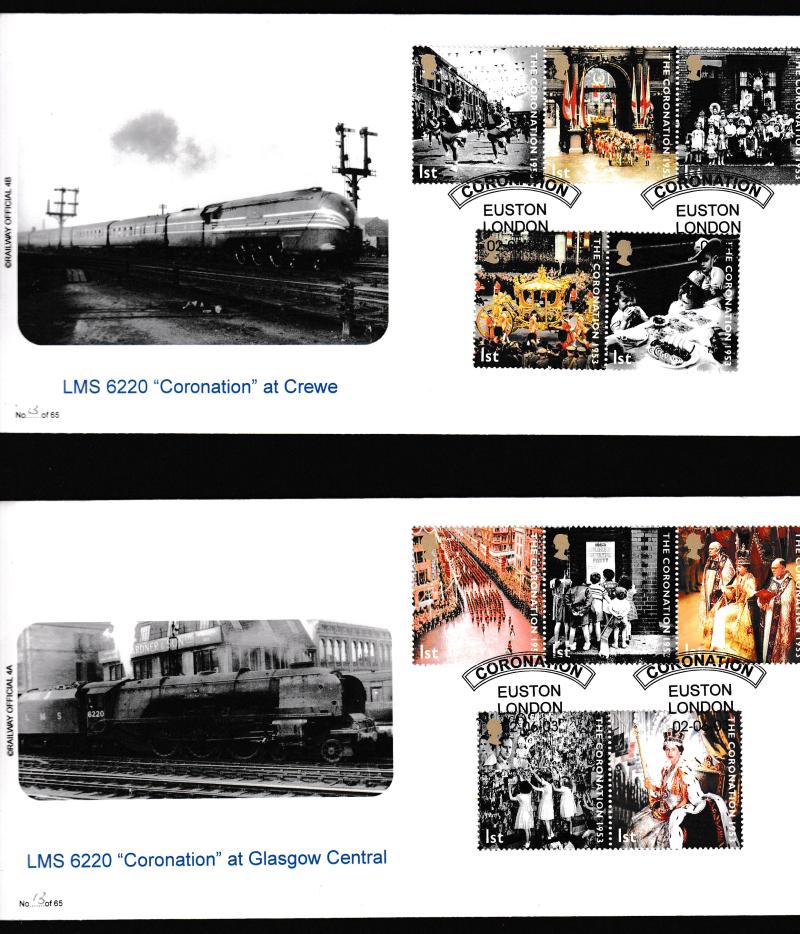 2003 (06) Coronation - Brazier 'Railway' Official's (Pair)