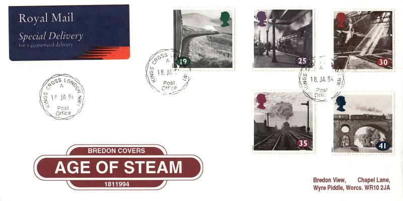 1994 (01) The Age of Steam - Bredon 'Enamel Sign' Cover - Kings Cross CDS