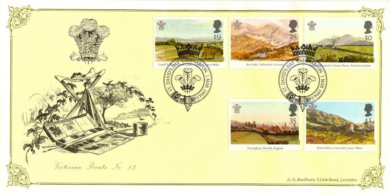 1994 (03) Prince of Wales Paintings - Bradbury Victorian Print 83 Official