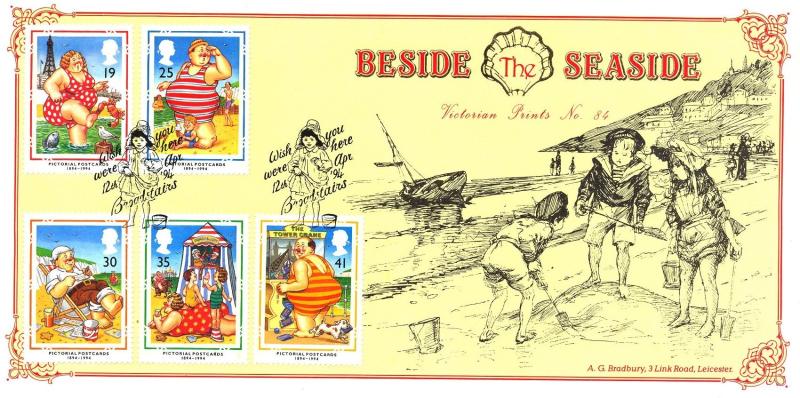 1994 (04) Postcards - Bradbury Victorian Print 84 Official
