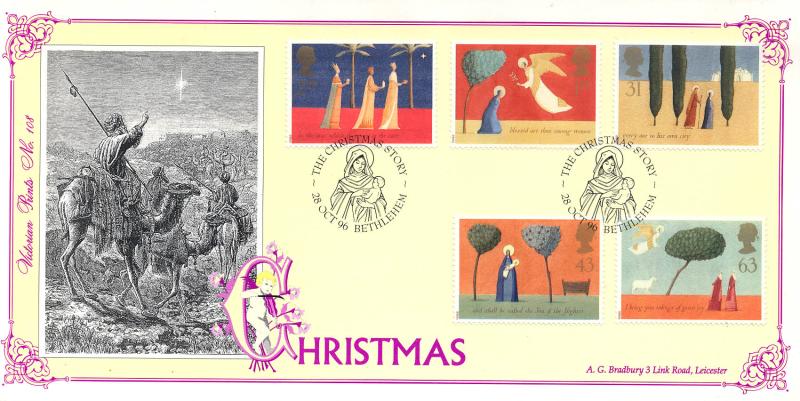 1996 (10) Christmas - Bradbury Victorian Print 108 Official