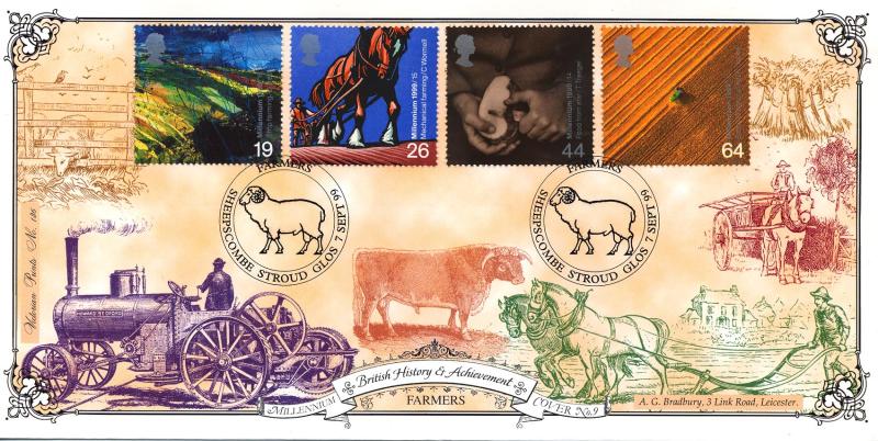 1999 (09) Farmers - Bradbury Victorian Print 136 Official