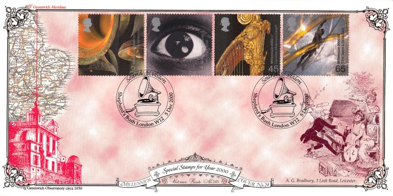 2000 (12) Sound & Vision - Bradbury Victorian Print 145 Official