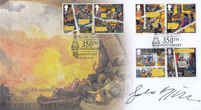 2016 (09) Great Fire of London - Internet 'EC3 Tower' Official - Signed John Higgins