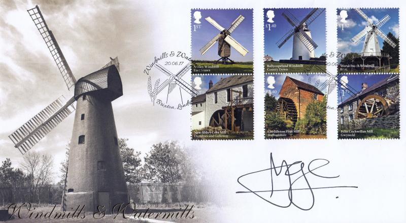 2017 (06) Windmills & Watermills - Internet 'Brixton' Official - Signed by George Clarke