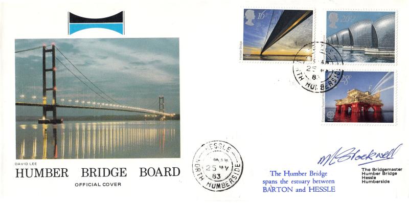 1983 (05) Engineering - Hawkwood Humber Bridge Official - Hessle CDS + Signed by the Bridgemaster