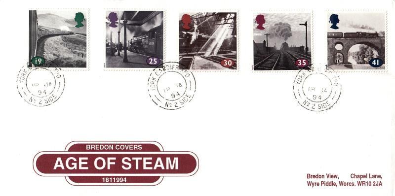 1994 (01) The Age of Steam - Bredon 'Enamel Sign' Cover - York-Cardiff TPO No 2 Side CDS