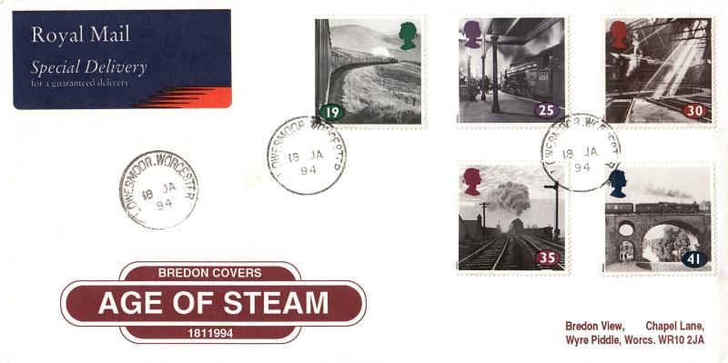 1994 (01) The Age of Steam - Bredon 'Enamel Sign' Cover - Lowesmoor CDS