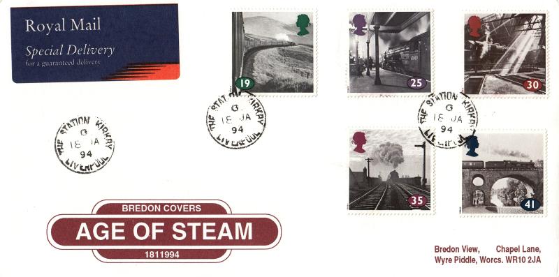 1994 (01) The Age of Steam - Bredon 'Enamel Sign' Cover - The Station CDS