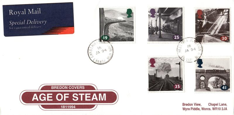 1994 (01) The Age of Steam - Bredon 'Enamel Sign' Cover - Carstairs Junction CDS