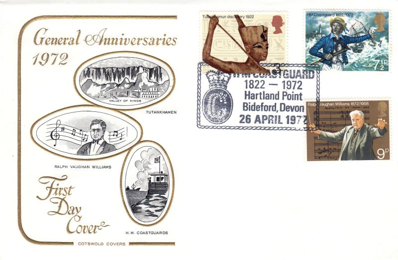 1972 (04) Anniversaries - Cotswold - HM Coastguard, Hartland Point, Bideford H/S