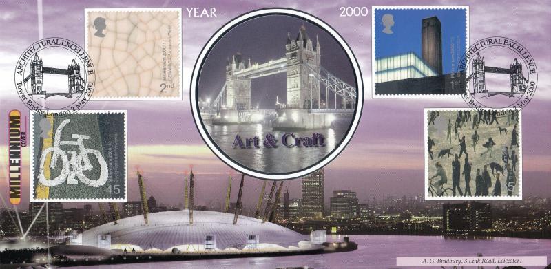 2000 (05) Art & Craft - Bradbury Tower Bridge, London Official