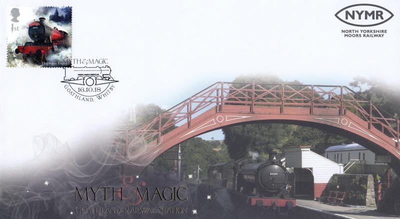 2018 (10) Harry Potter (Stamps) - Internet 'Goathland Railway Station' Official (s)