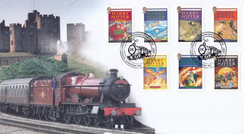 2007 (07) Harry Potter (Stamps) - Internet 'Hogwarts Express' Special